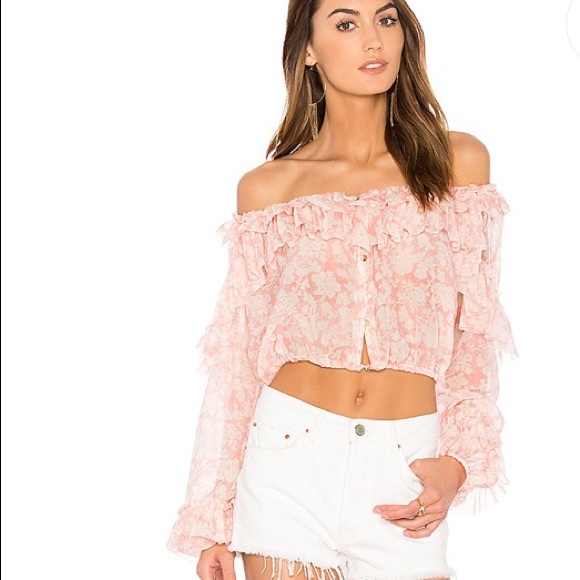loveshackfancy Tops - Loveshackfancy Ruffle popover Top